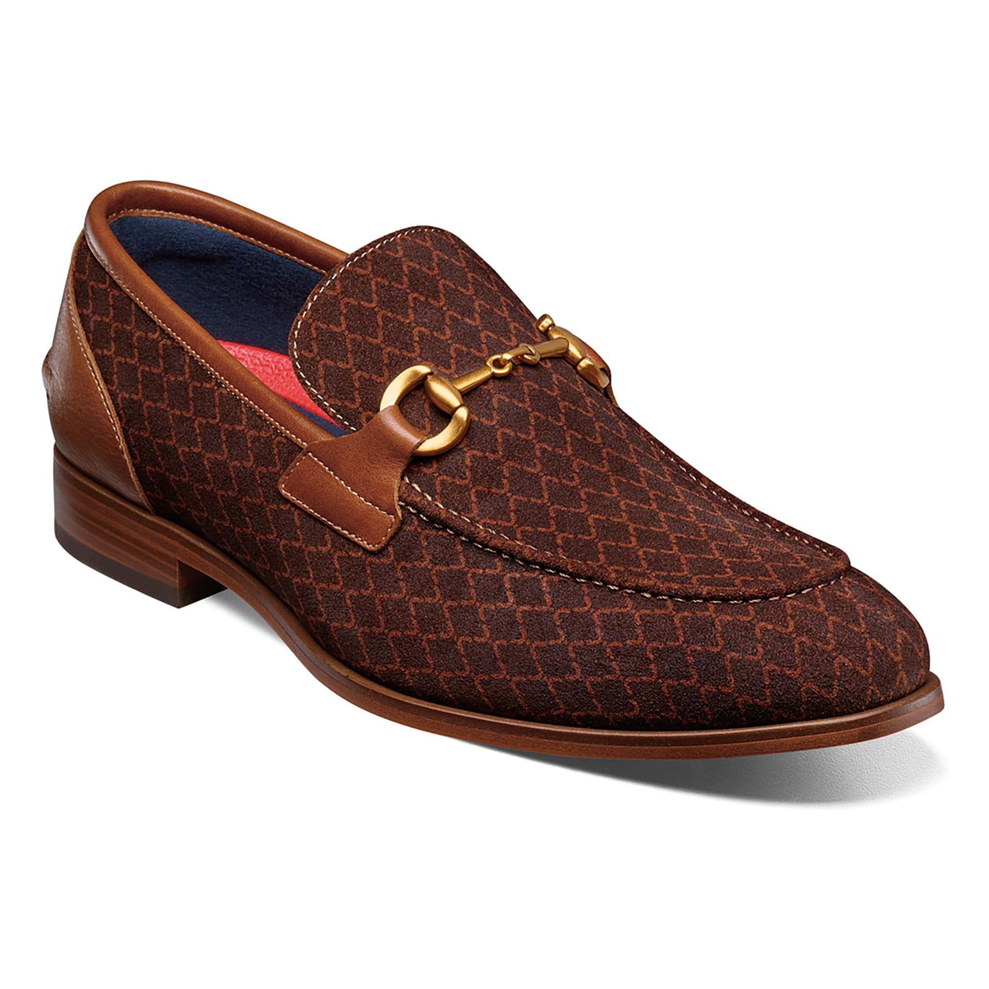 STACY ADAMS SHOE COMPANY F T 240-TAN / 8.5 Brinkley Moc Toe Bit Slip On/25711