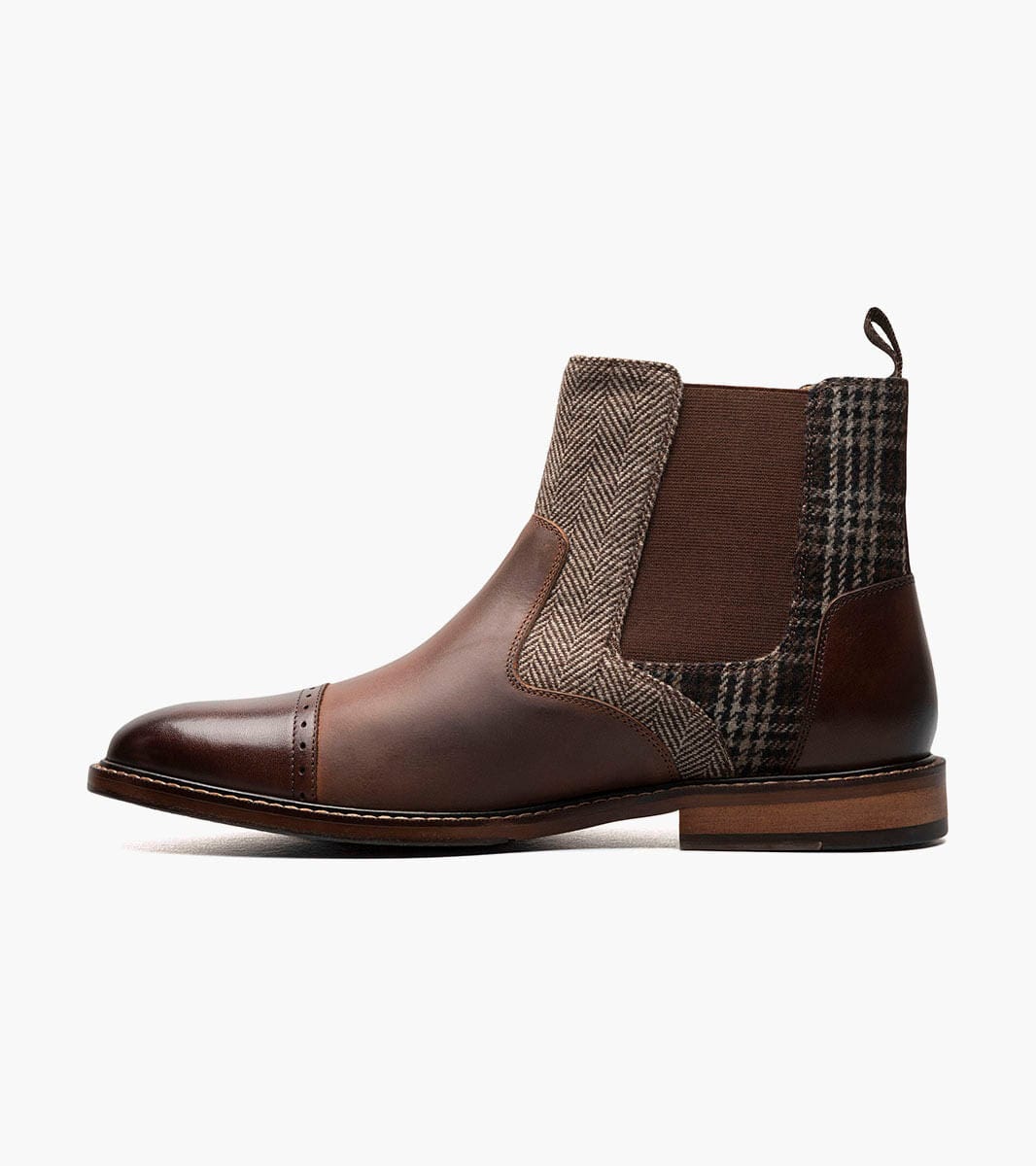 STACY ADAMS SHOE COMPANY F T FINNEY Cap Toe Chelsea Boot/25620