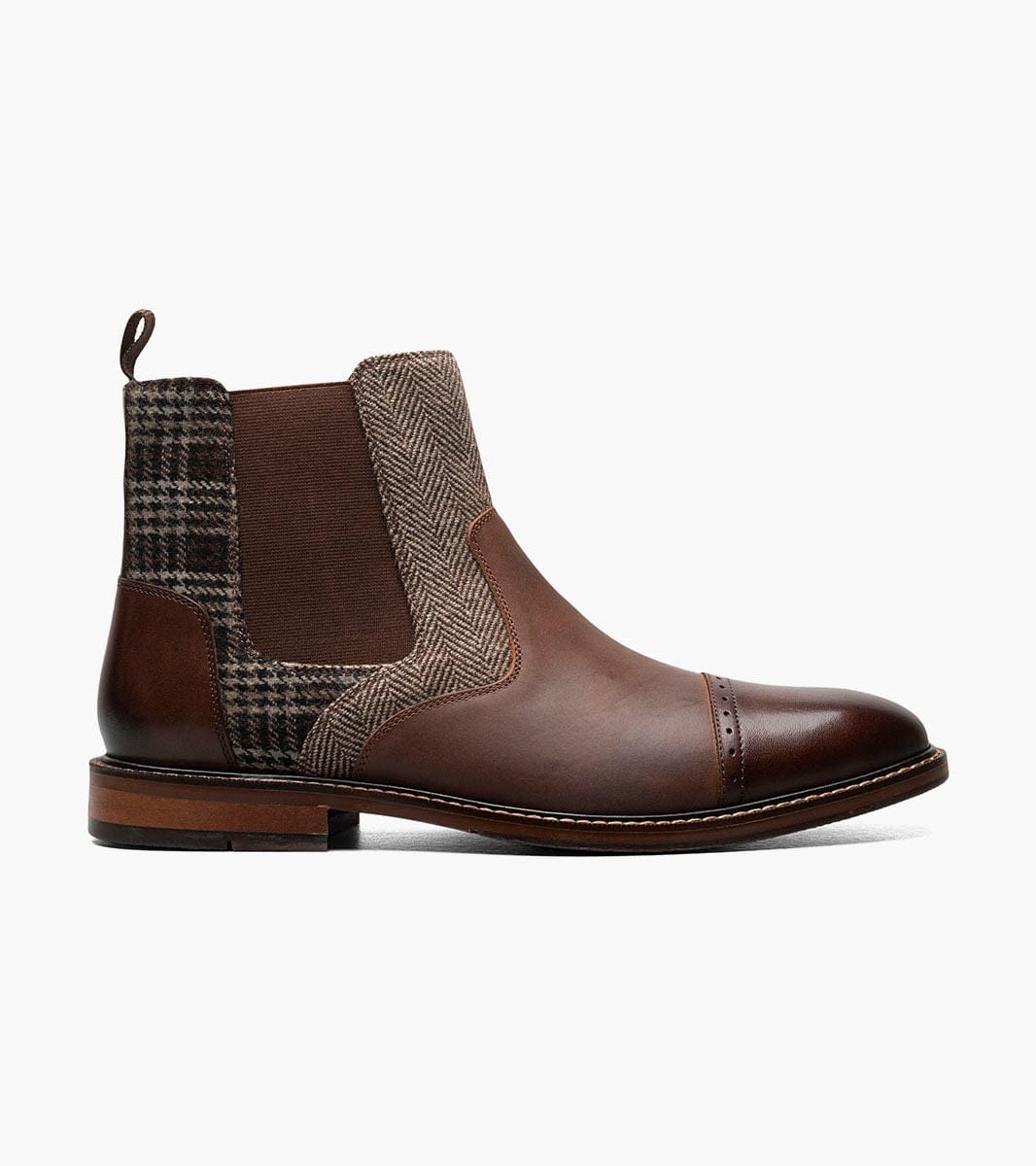STACY ADAMS SHOE COMPANY F T FINNEY Cap Toe Chelsea Boot/25620