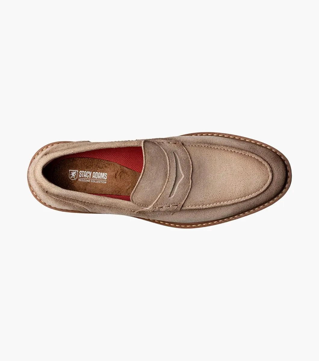 STACY ADAMS SHOE COMPANY F T Hopkins Moc Toe Penny Slip On/25708