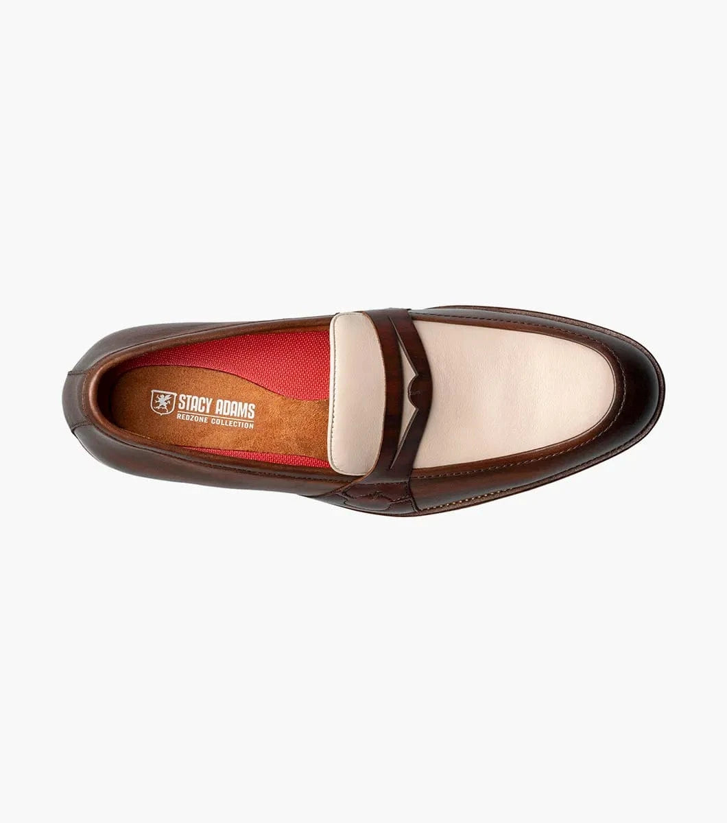 STACY ADAMS SHOE COMPANY F T Prichard Moc Toe Penny Slip On/25693