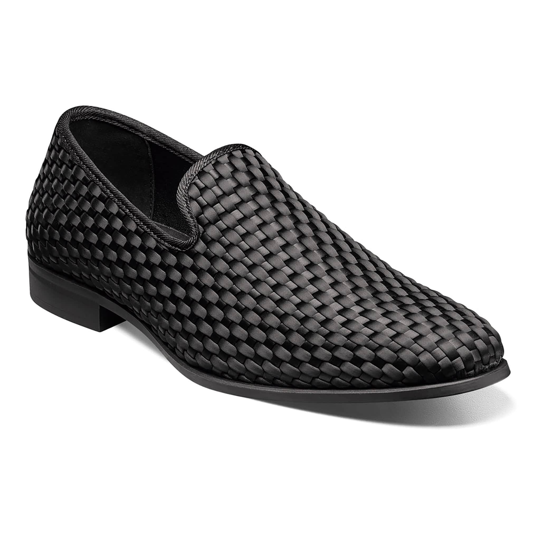 STACY ADAMS SHOE COMPANY F T 001-BLK / 8.5 Swenson Woven Slip On/25697
