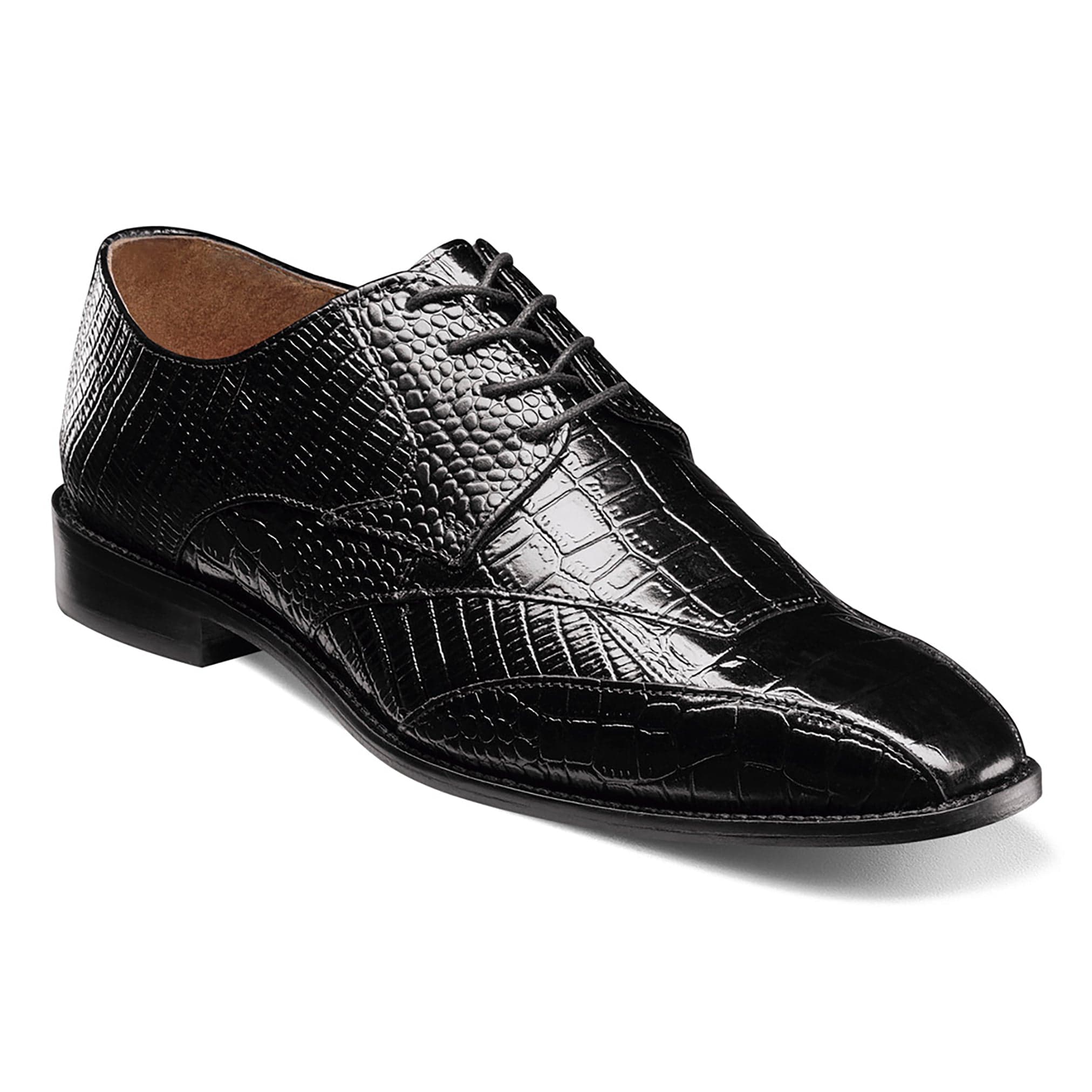 STACY ADAMS SHOE COMPANY F T 001-BLK / 8.5 Tristano Modified Bike Toe Oxford/25694