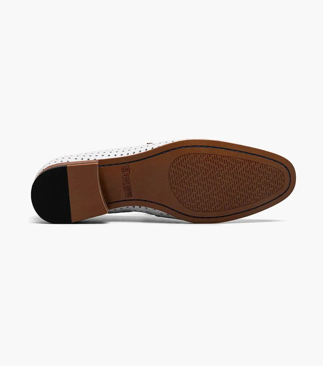 STACY ADAMS SHOE COMPANY F T Winstead Moc Toe Saddle Slip On/25704
