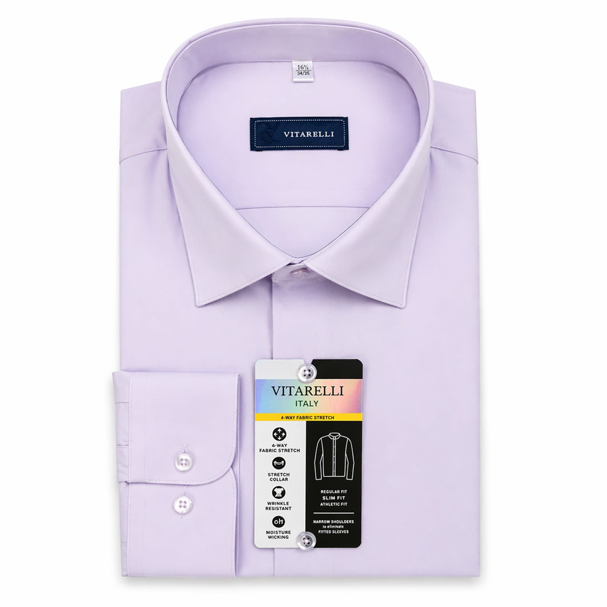 THE SUIT COMPANY S C LAV 4/5 / 15.5 Vitarilli Dress Shirt