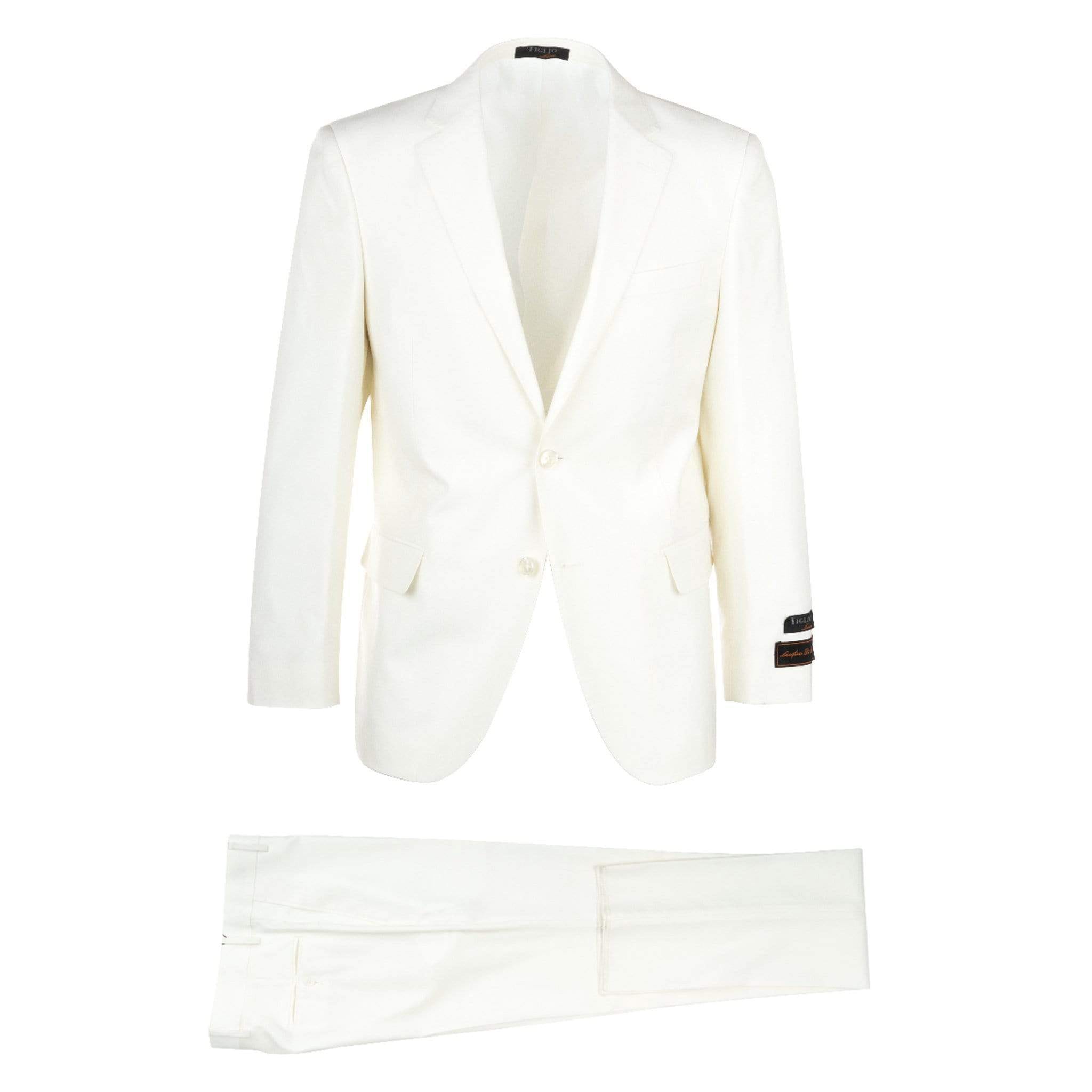 TIGLIO OFFWHITE / 40R Tiglio Novello 2-Piece Suit SOLID
