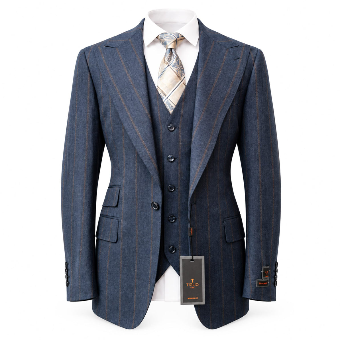TIGLIO U S M Tiglio ANTIBES Designer Three-Piece Suit