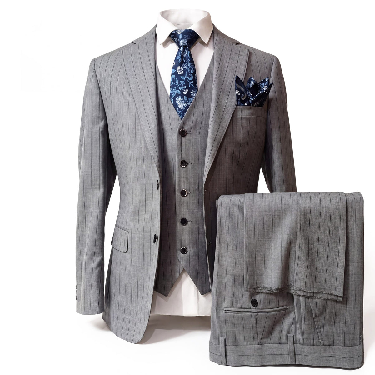TIGLIO U SM TL31077 / 40R Tiglio /DOLCETTO Vested Suit