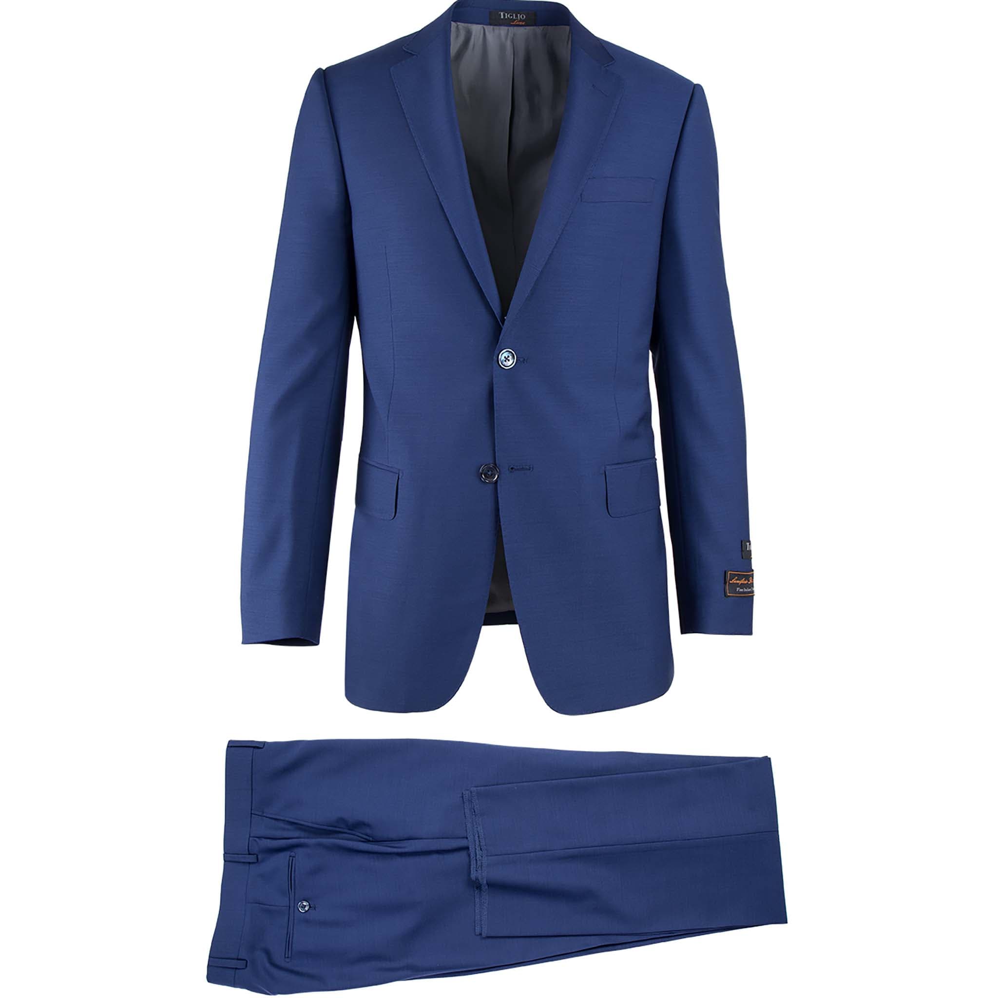TIGLIO U SM F.BLUE / 38 SHORT TIGLIO LUXE / NOVELLO MODERN FIT SUIT