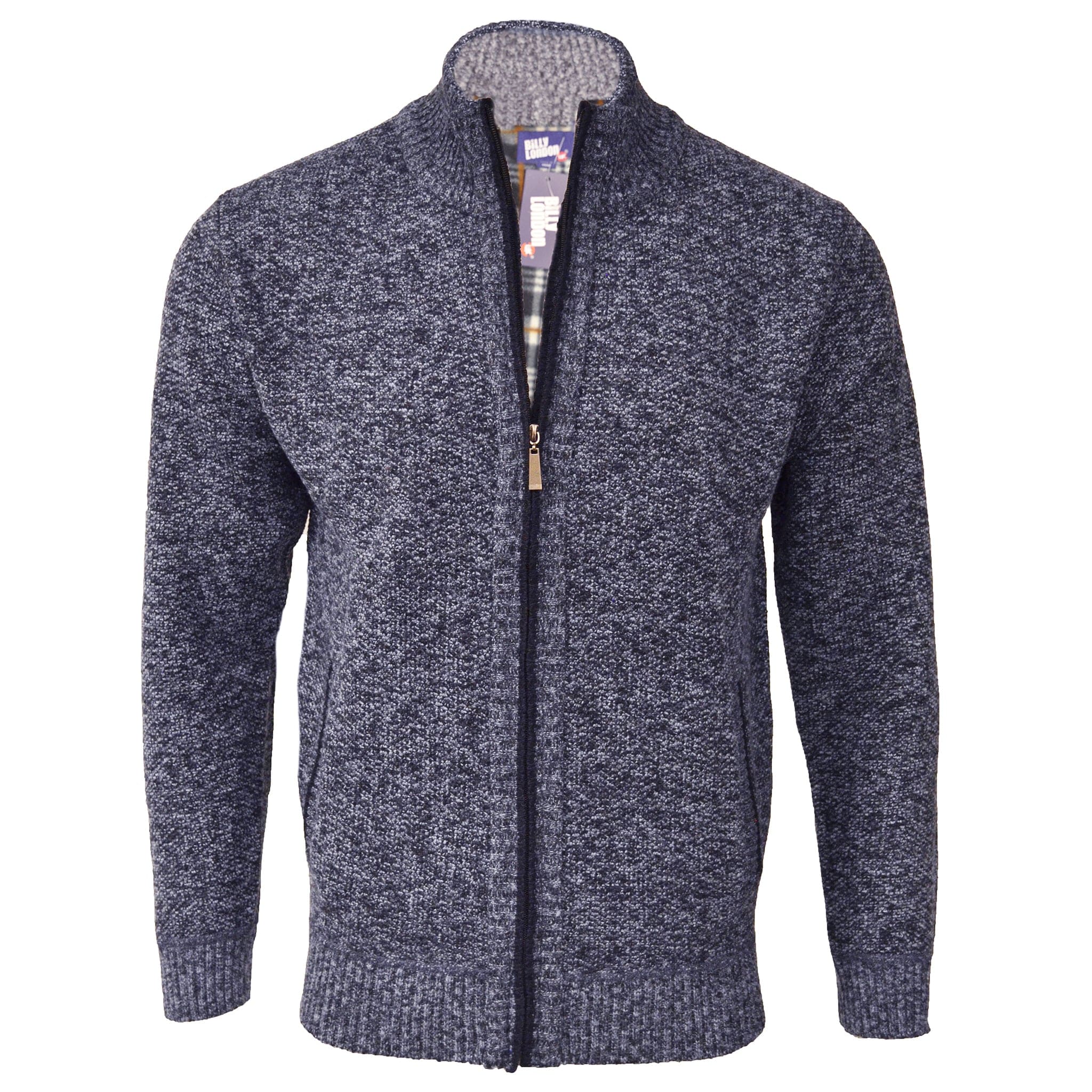 VITAL FASHION GROUP K S BLUE / MED STUDIO FERRERA FULL ZIP SWEATER/Bl1852