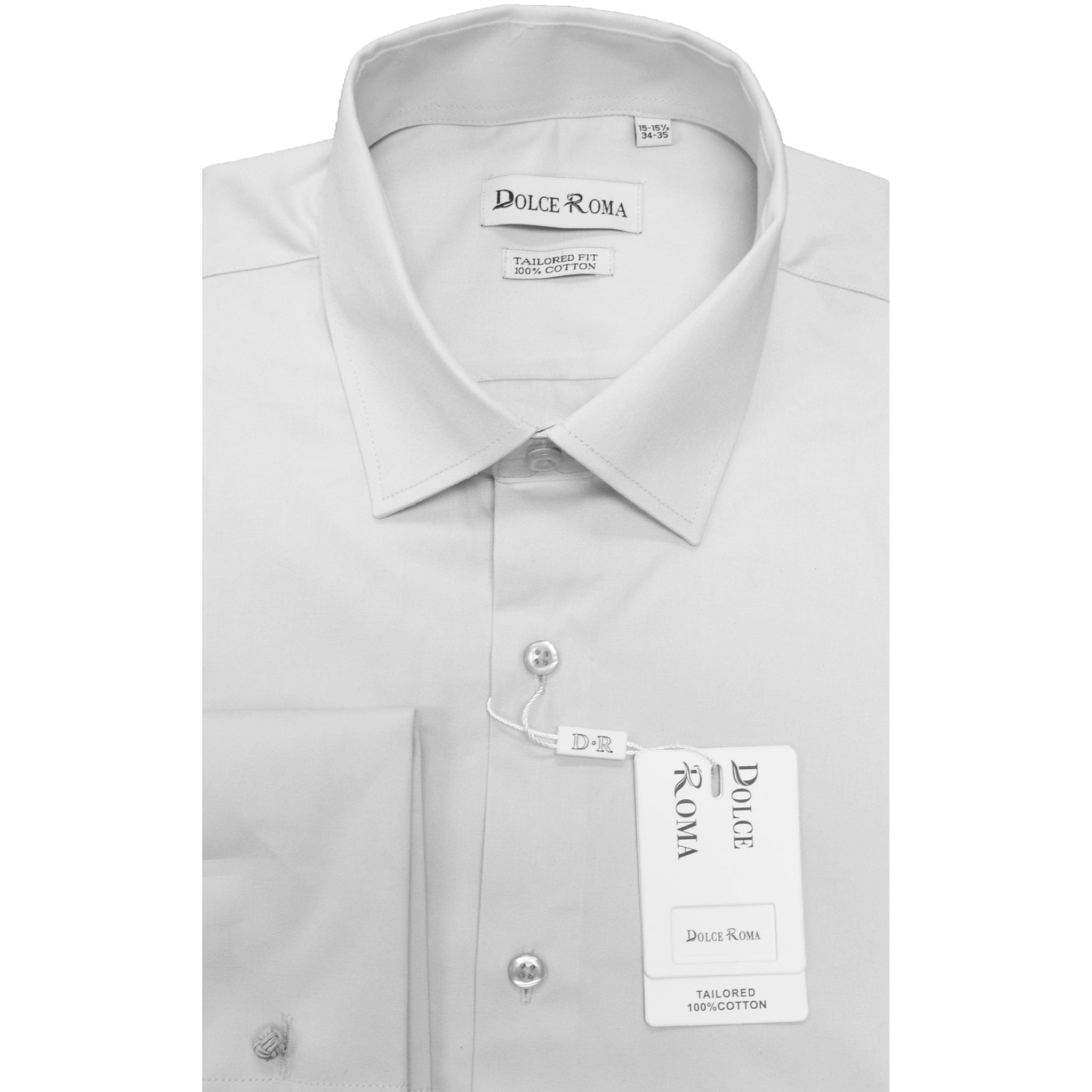 DOLCE ROMA 100%COTTON FRENCH CUFF/Ds-369