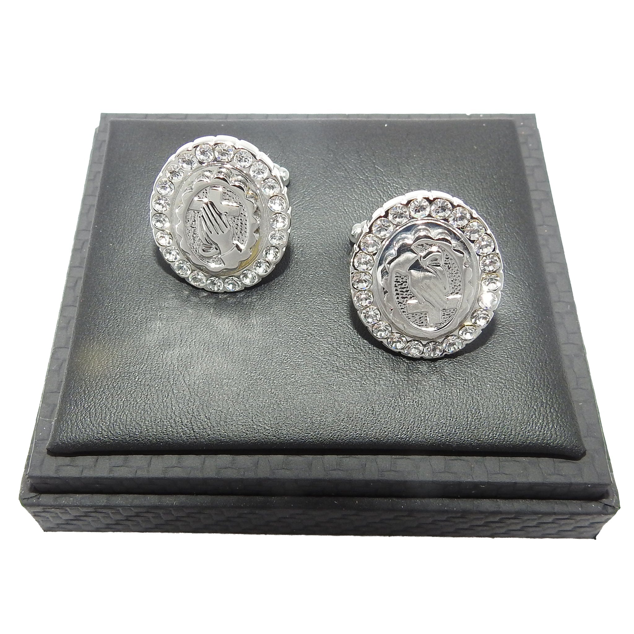 CUFFLINKS AC SILVER CUFFLINKS