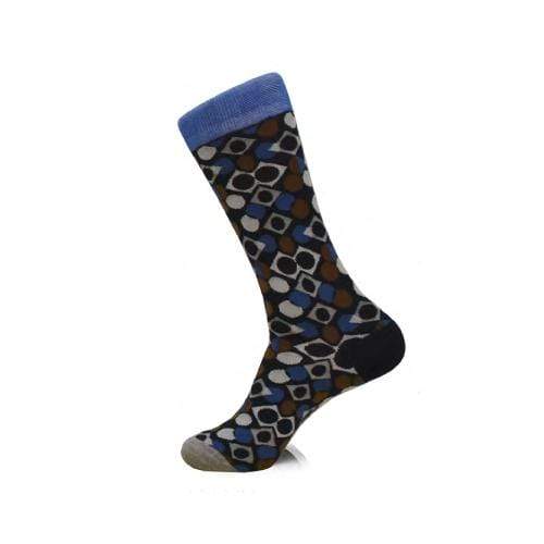 MilanoMensWear AS SO2018 BLUE NOVELTY SOCKS