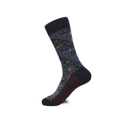 MilanoMensWear AS SO2021 NAVY NOVELTY SOCKS