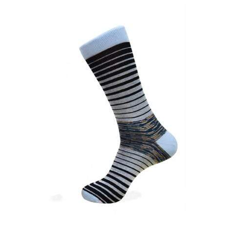 MilanoMensWear AS V1487 LT.BLU NOVELTY SOCKS