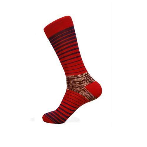MilanoMensWear AS V1487 RED NOVELTY SOCKS