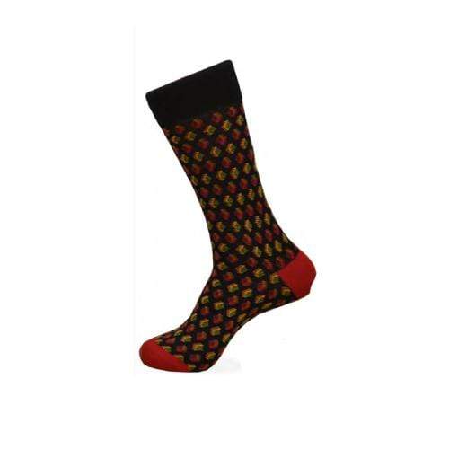 MilanoMensWear AS V1493 BLACK NOVELTY SOCKS