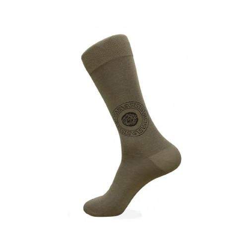 MilanoMensWear AS V509 TAUPE NOVELTY SOCKS