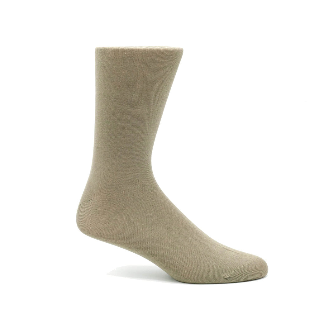 SOCKS AS VANNUCCI SOLID TAUPE