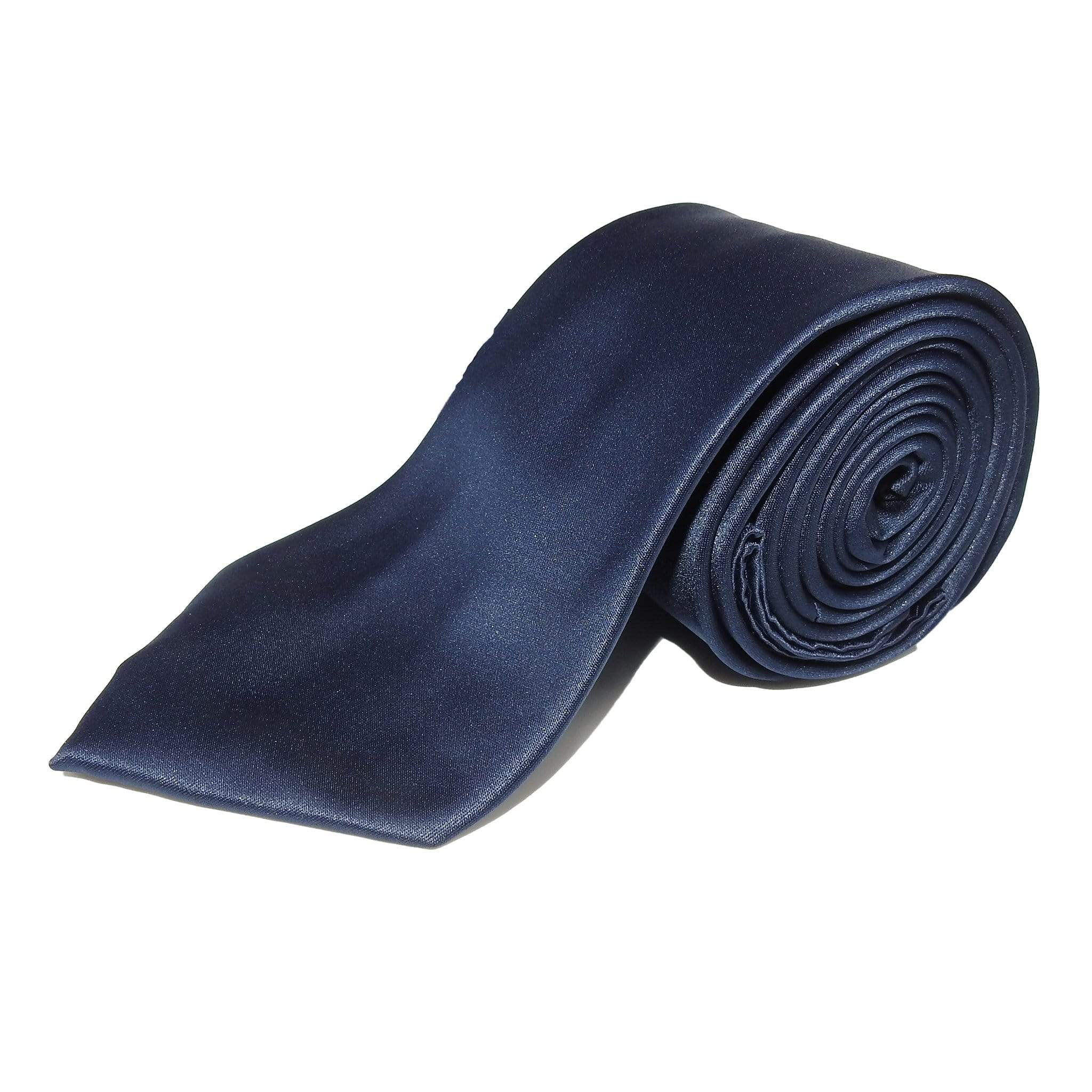 STACY ADAMS N T NAVY STACY ADAMS SOLID TIE/HANKIE SET