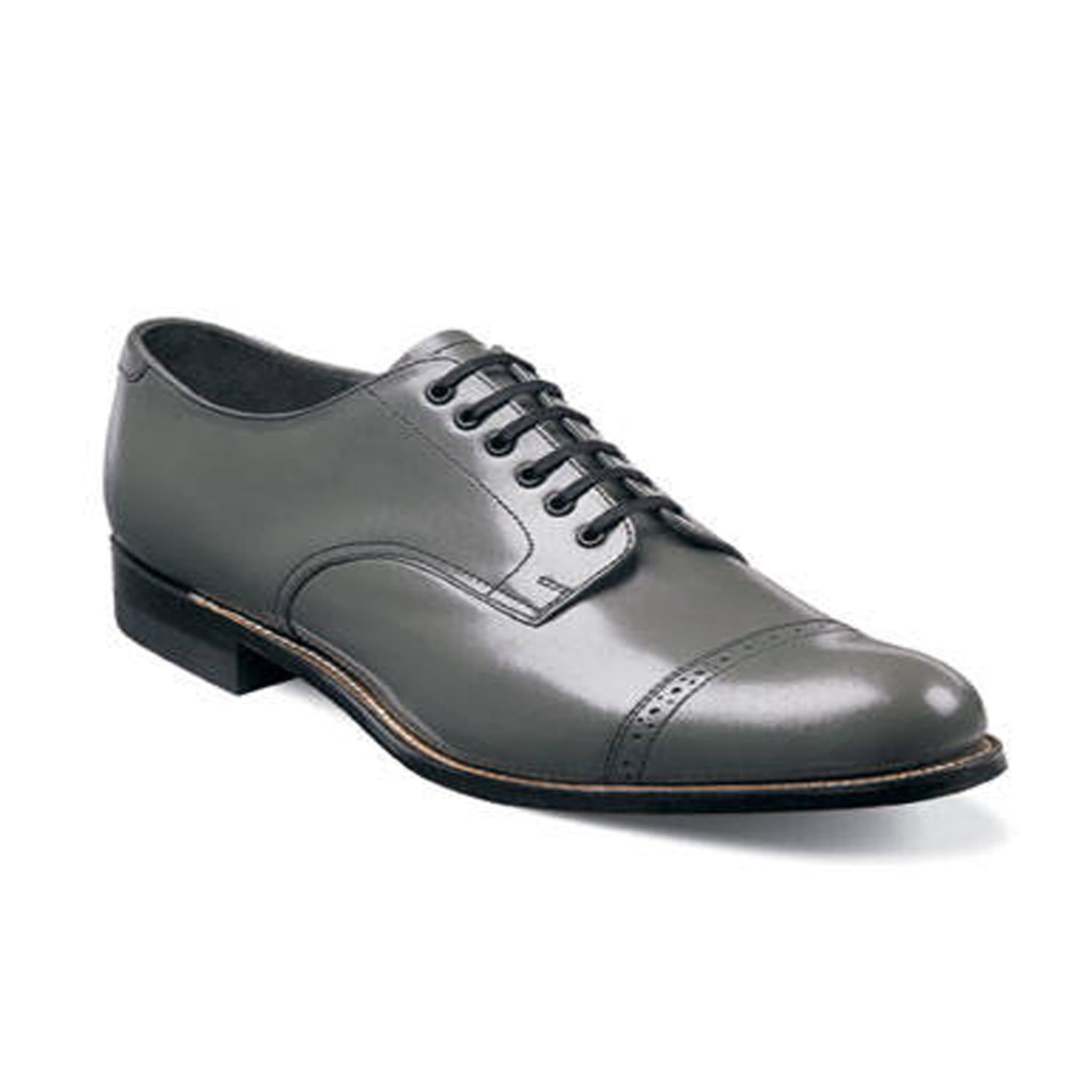 STACY ADAMS SHOE COMPANY F T GRAY / 8.5 MADISON CAP TOE OXFORD /00012