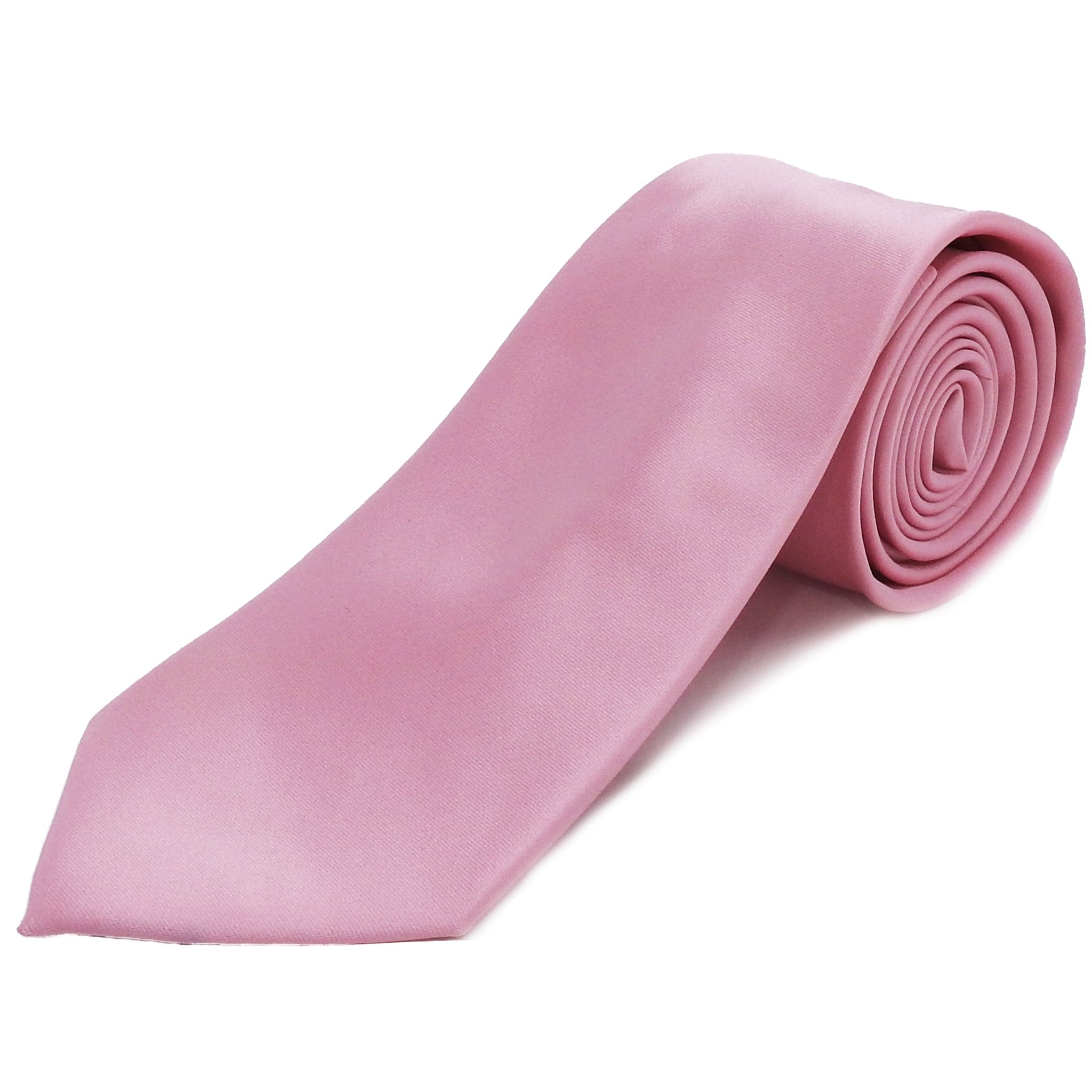 TIES SOLID TIES PINK SOLID TIE/HANKIE SET
