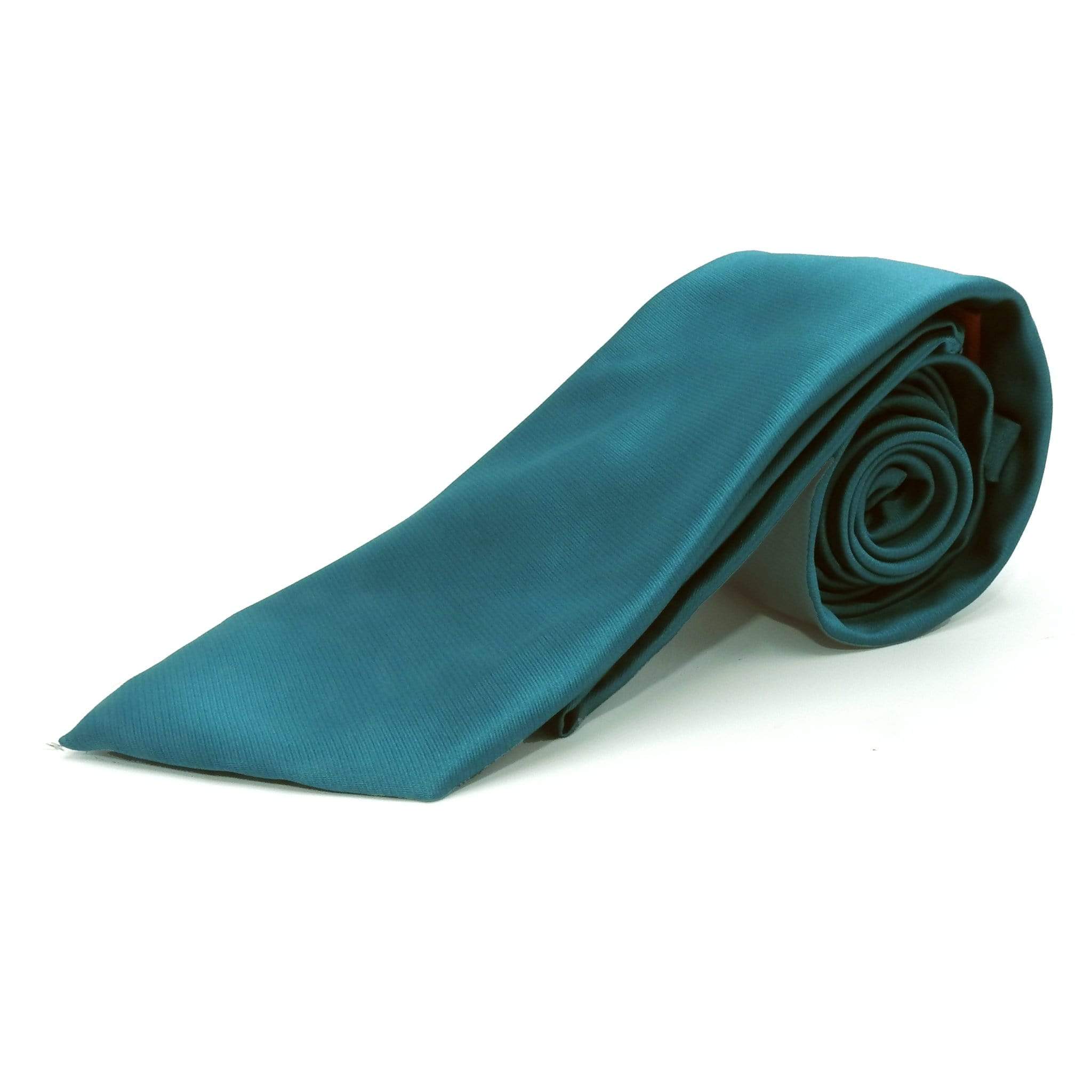 TIES SOLID TIES TEAL SOLID TIE/HANKIE SET