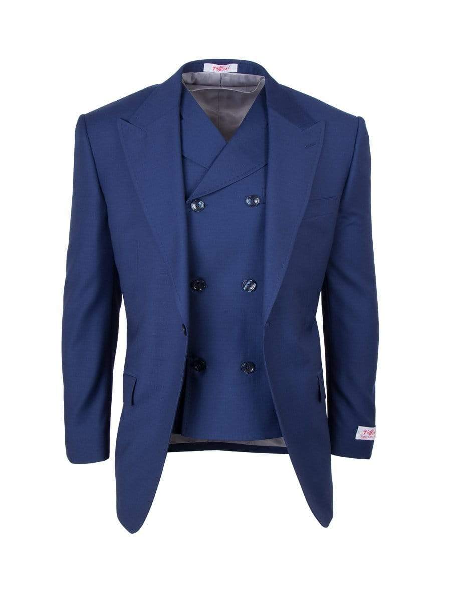 TIGLIO SANGIOVESE SAN GIOVESSE SUIT & VEST / F. BLUE