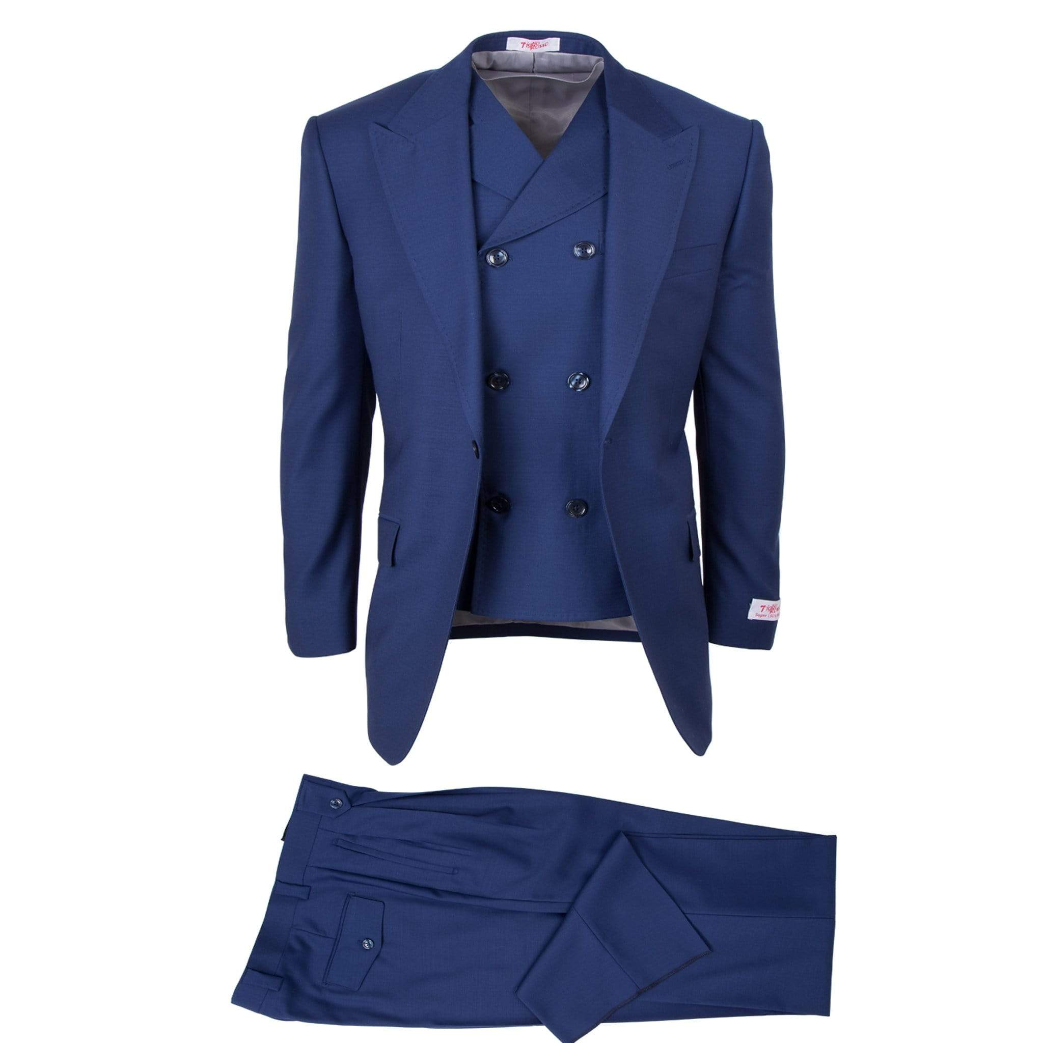 TIGLIO SANGIOVESE SAN GIOVESSE SUIT & VEST / F. BLUE