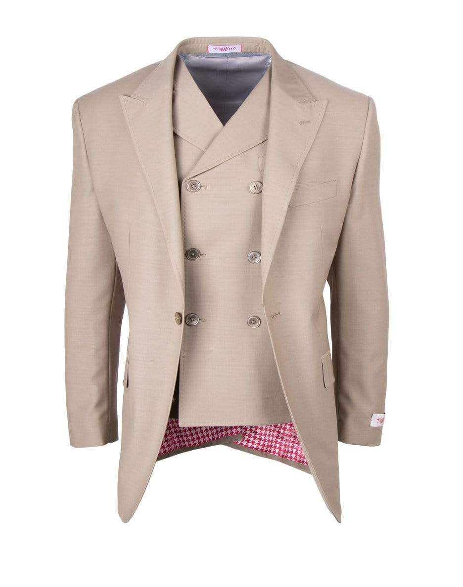 TIGLIO SANGIOVESE SAN GIOVESSE SUIT & VEST / TAN