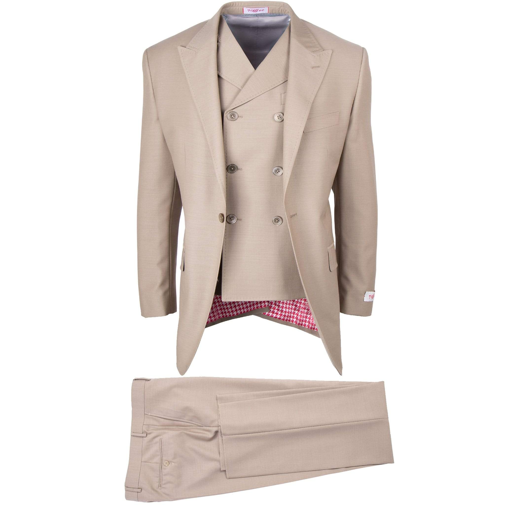 TIGLIO SANGIOVESE SAN GIOVESSE SUIT & VEST / TAN