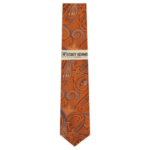 STACY ADAMS TIE/HANKEY SET