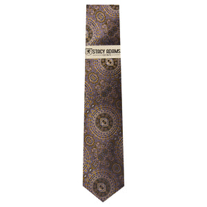 STACY ADAMS TIE/HANKEY SET