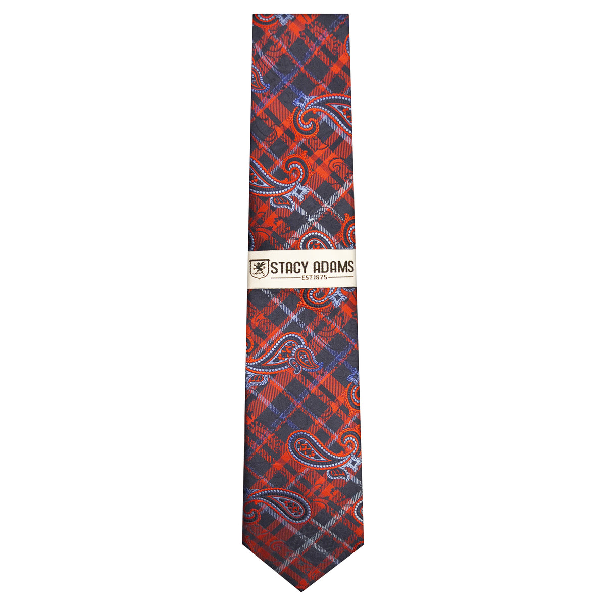 STACY ADAMS TIE/HANKEY SET