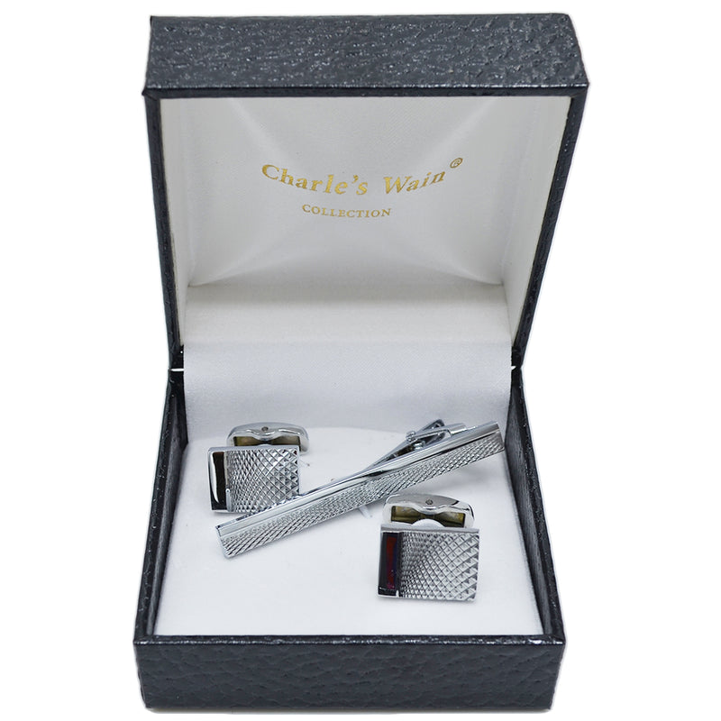 CUFFLINK &TIE BAR SET