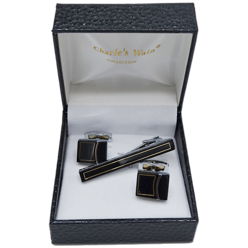 CUFFLINK &TIE BAR SET