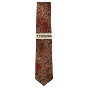 STACY ADAMS TIE/HANKEY SET