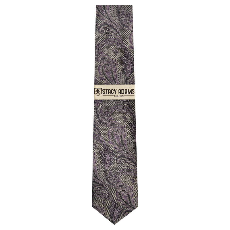 STACY ADAMS TIE/HANKEY SET