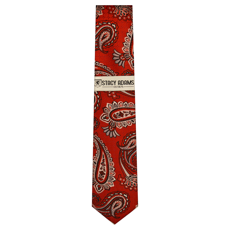 STACY ADAMS TIE/HANKEY SET