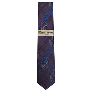 STACY ADAMS TIE/HANKEY SET