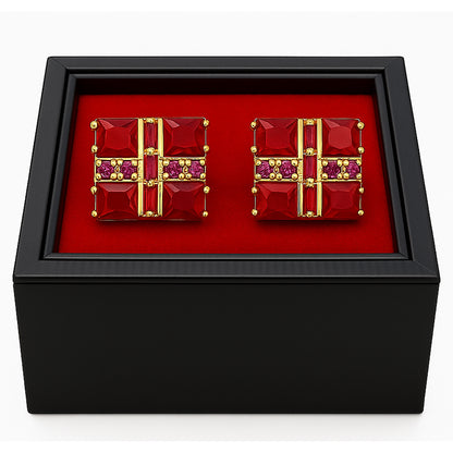 Luxury Red & Gold Gift Box Cufflinks