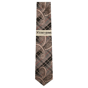 STACY ADAMS TIE/HANKEY SET