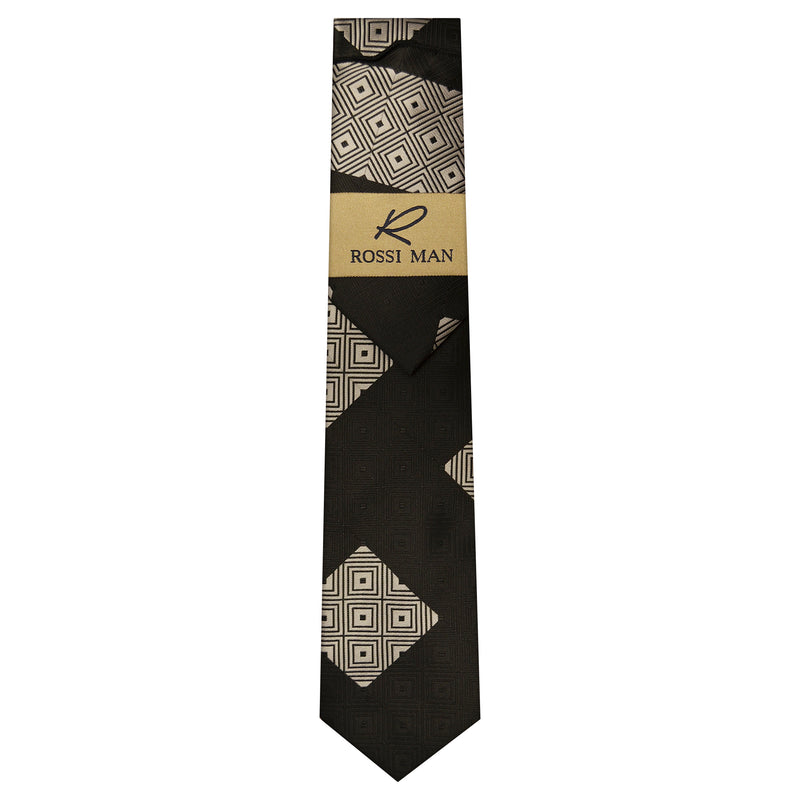 ROSSI MAN TIE/HANKEY SET