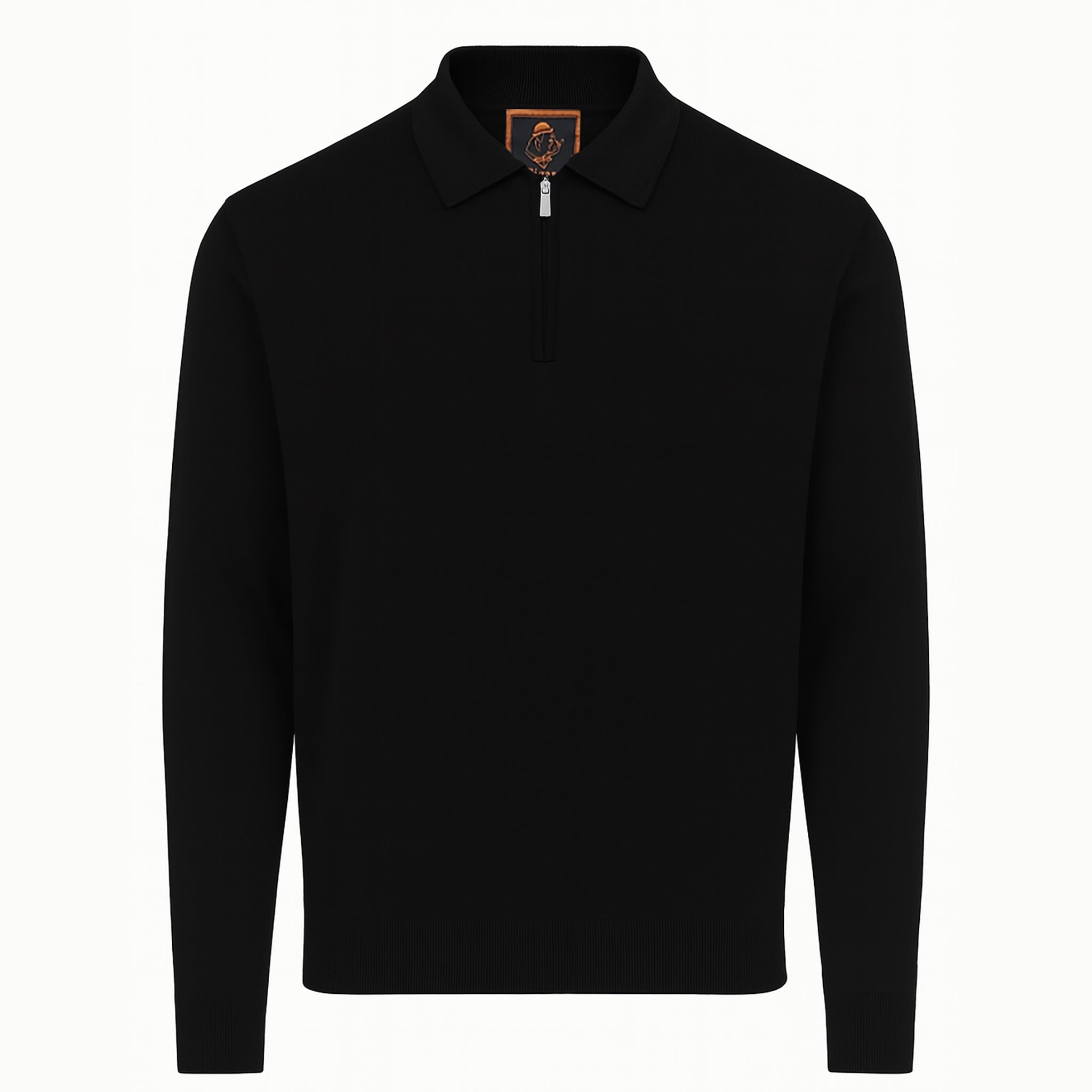 CGR SOLID POLO SWEATER