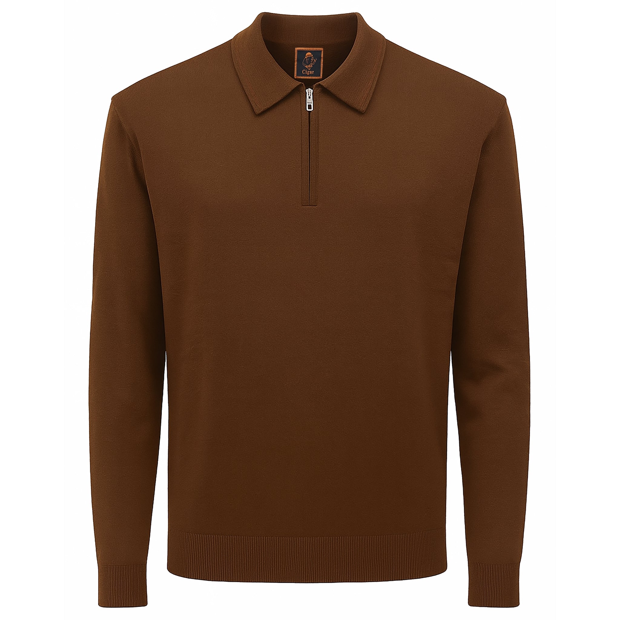 CGR SOLID POLO SWEATER