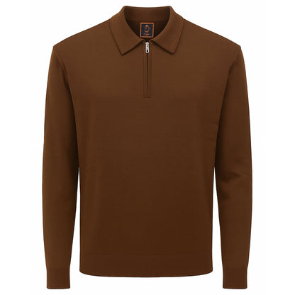 CGR SOLID POLO SWEATER