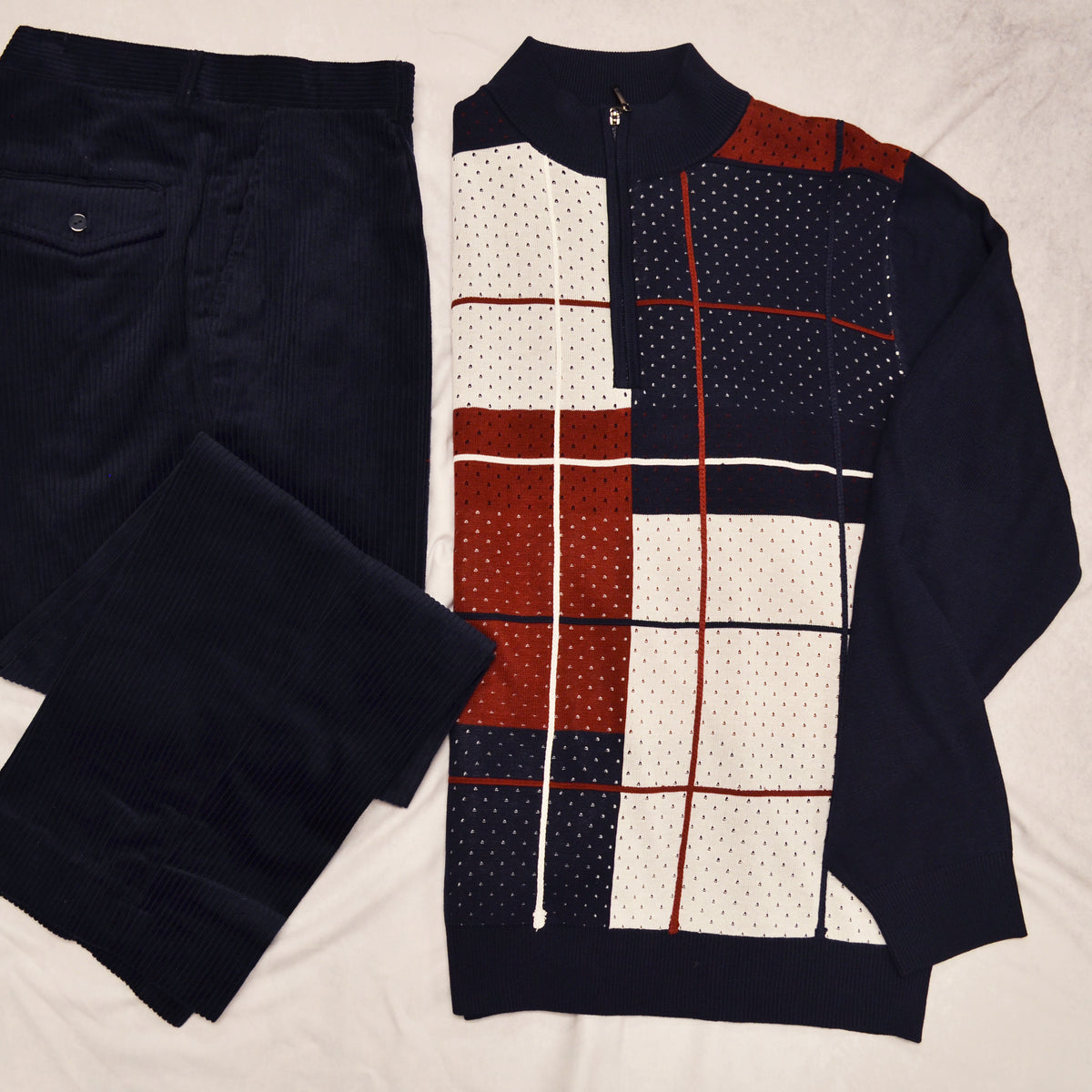 BUNDLE/NAVY&RED