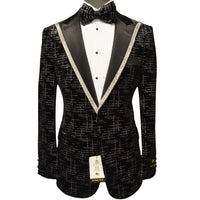 SUSLO TUXEDO JACKET & BOWTIE SET/FB