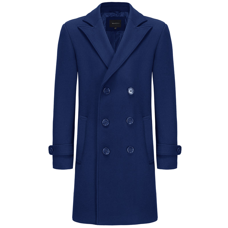 BRAVEMAN 3/4 DOUBLEBREASTED COAT-DWC01