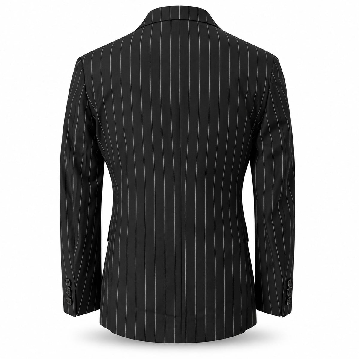 AMATZIA BGD LLC U D Ideal Peak Lapel Double-Breasted Vested Suit -9190